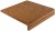 Клинкерная ступень фронтальная Recto T-4 Natural Gresan 330x330x50/20 мм